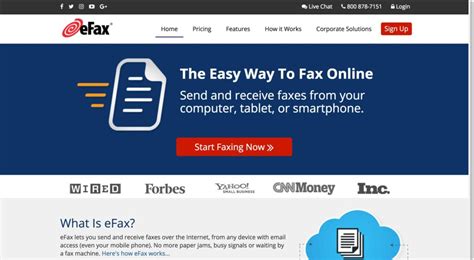 efax.xom|free online fax service.